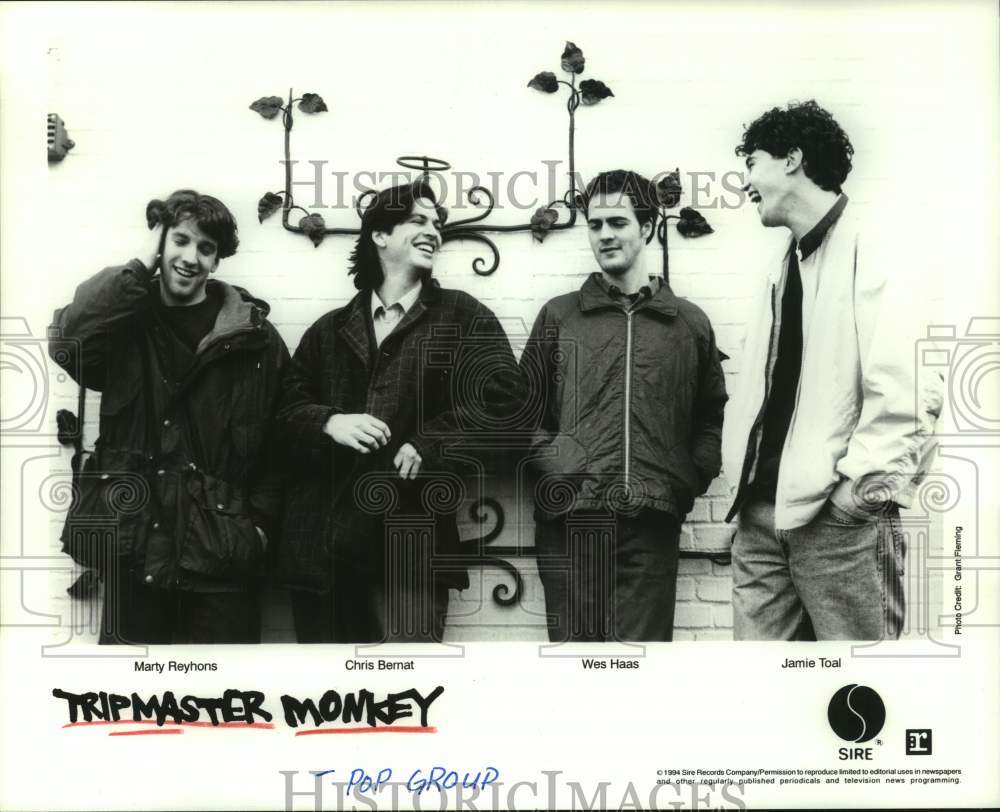 1994 Press Photo Members of the pop music group &quot;Tripmaster Monkey&quot; - hcp10989- Historic Images