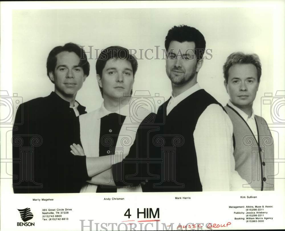 1995 Press Photo Members of the music group 4 Him - hcp11070- Historic Images