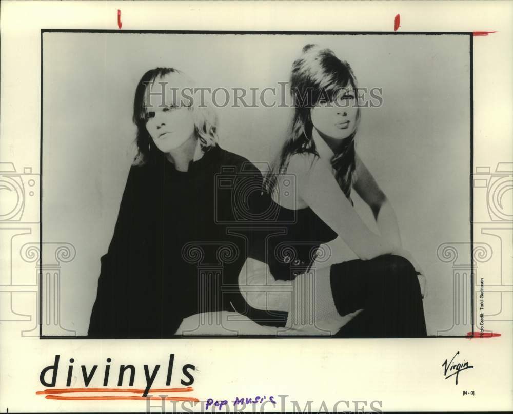 1991 Press Photo Members of the pop music group "Divinyls" - hcp11081- Historic Images