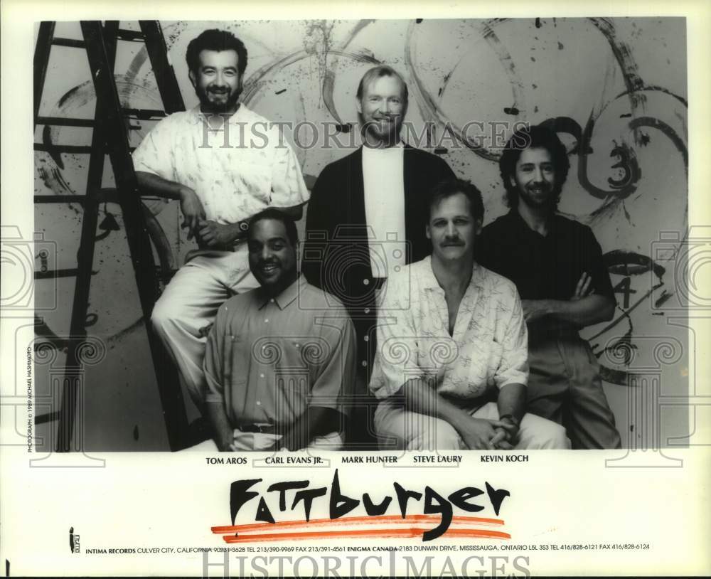 1989 Press Photo Members of the music group Fattburger - hcp11095- Historic Images