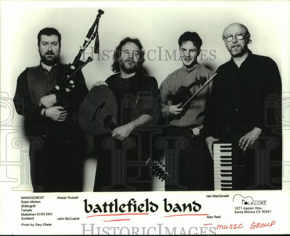 1995 Press Photo Members of the music group Battlefield Band - hcp11110- Historic Images