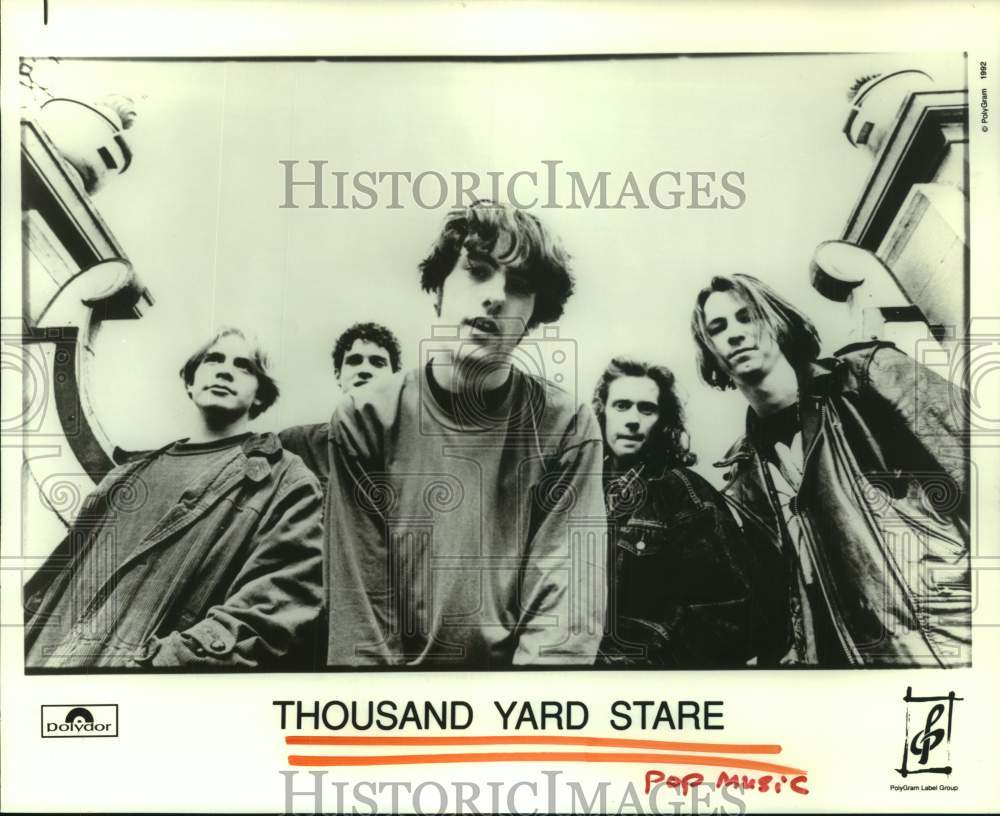 1992 Press Photo Members of the pop music group Thousand Yard Stare - hcp11159- Historic Images