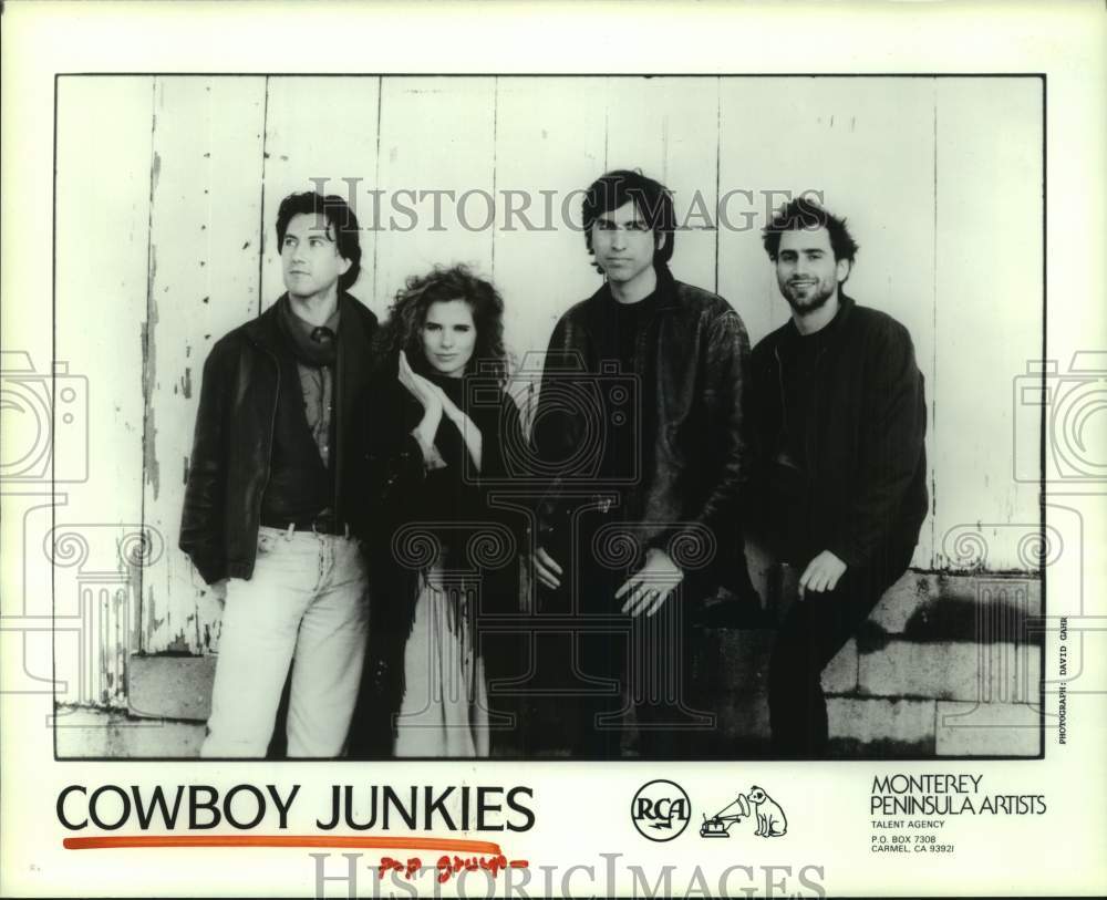 1990 Press Photo Members of the pop music group Cowboy Junkies - hcp11207- Historic Images