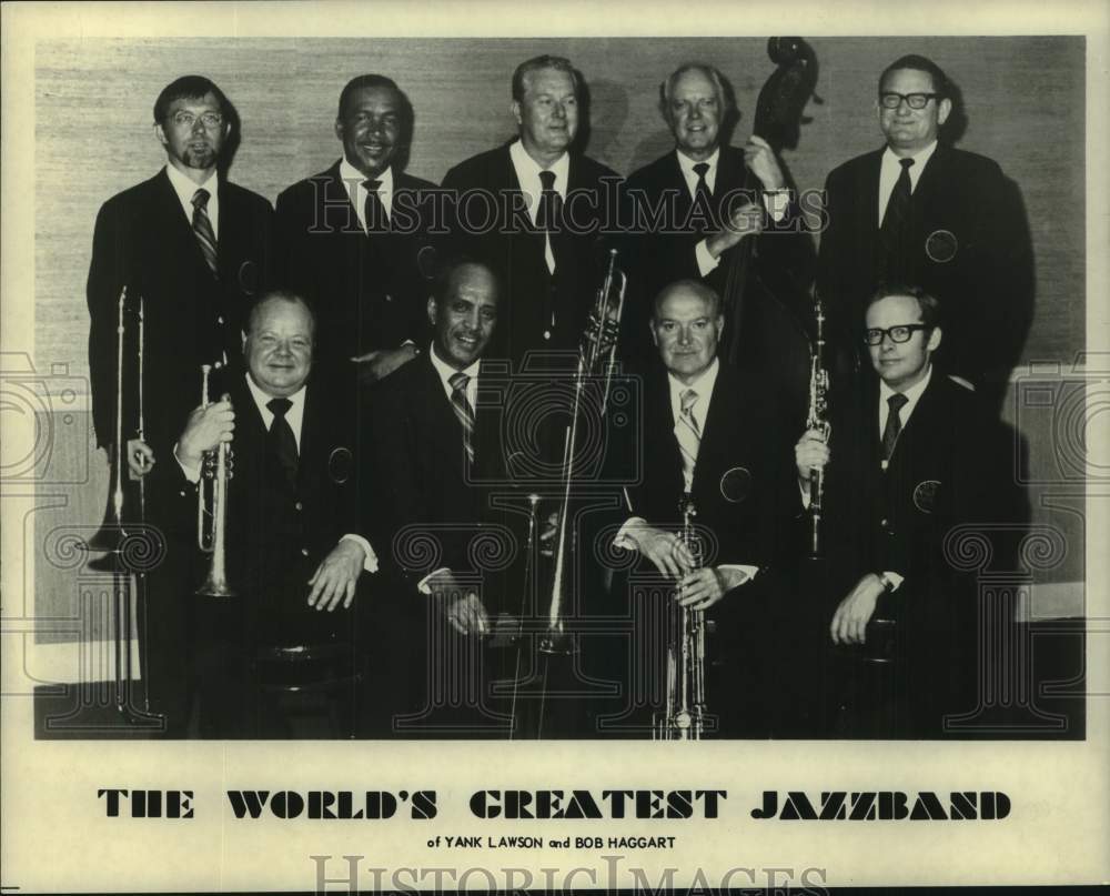 1972 Press Photo Members of the music group The World's Greatest Jazz Band - Historic Images