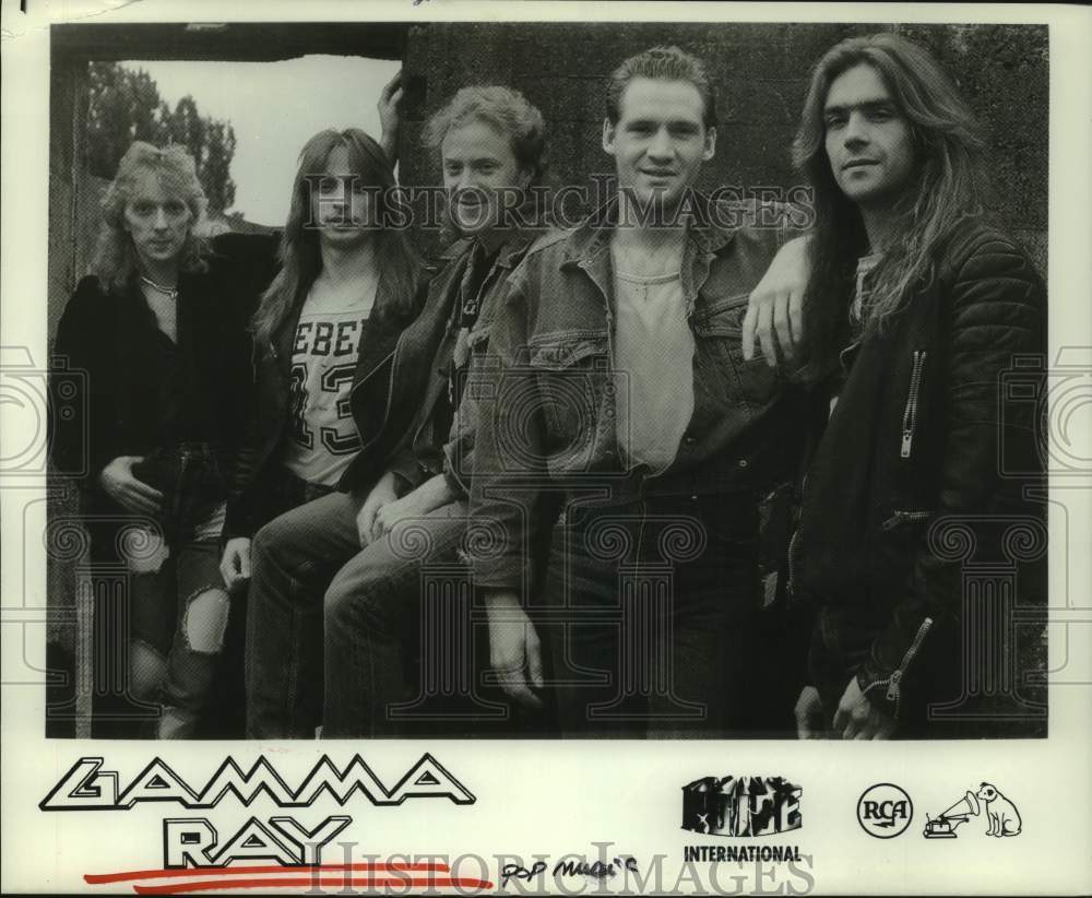 1990 Press Photo Gamma Ray - metal band from Germany - hcp11460- Historic Images