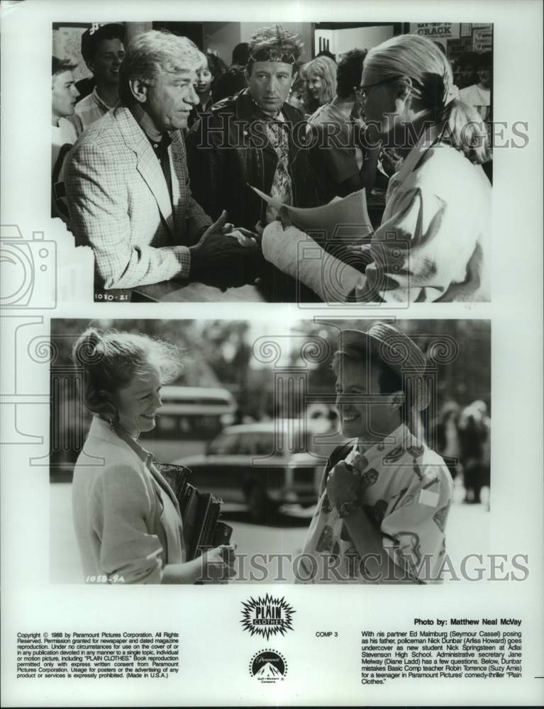 1988 Press Photo &quot;Plain Clothes&quot; - movie scenes - hcp11561- Historic Images