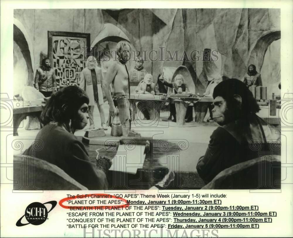 1968 Charlton Heston in scene from "Planet of the Apes"-Historic Images