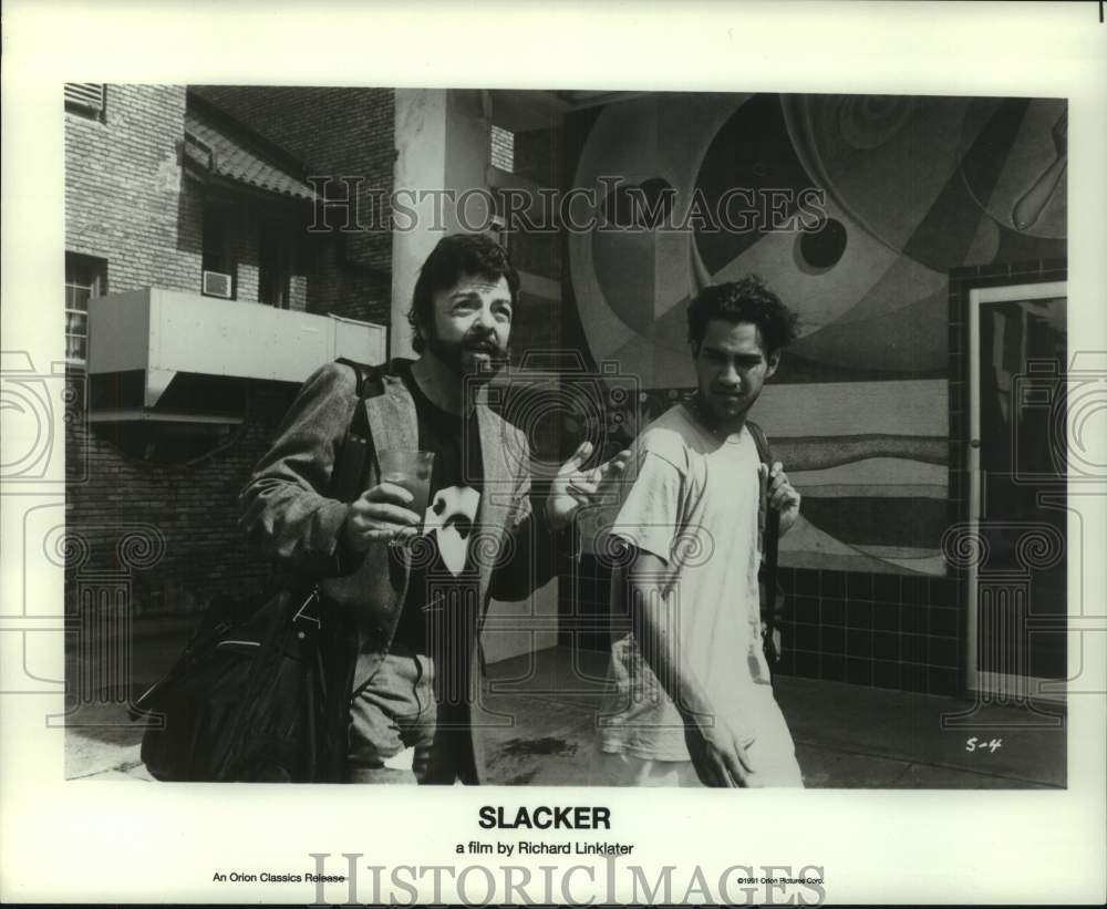 1991 Press Photo &quot;Slacker&quot; movie scene - hcp12333- Historic Images