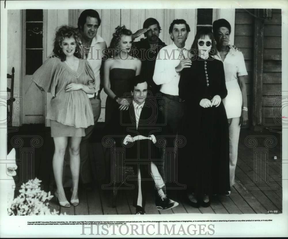 1987 Press Photo Scene from &quot;Stars and Bars&quot; Movie Starring Daniel Day Lewis- Historic Images