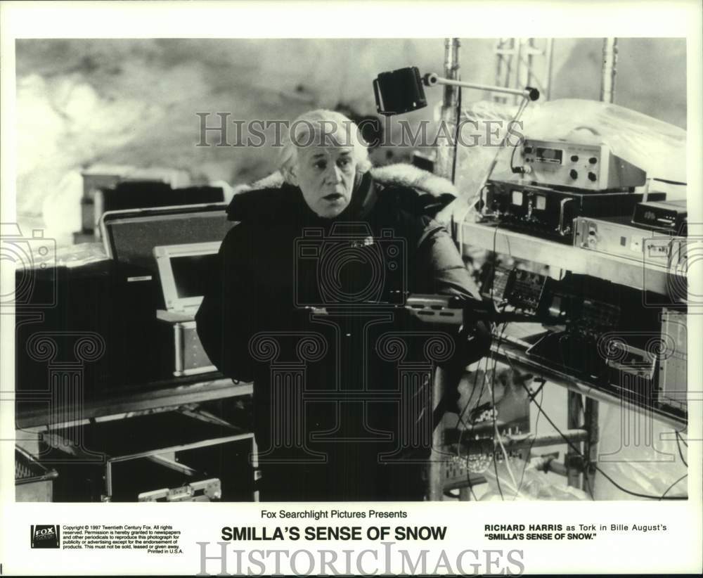 1997 Press Photo Richard Harris as Tork in &quot;Smilla&#39;s Sense of Snow&quot; - hcp12616- Historic Images