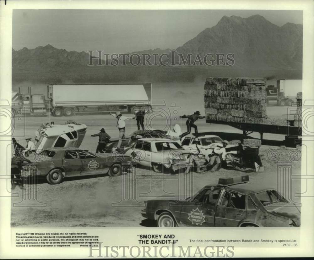 1980 Press Photo &quot;Smokey and the Bandit II&quot; Movie Scene - hcp12628- Historic Images