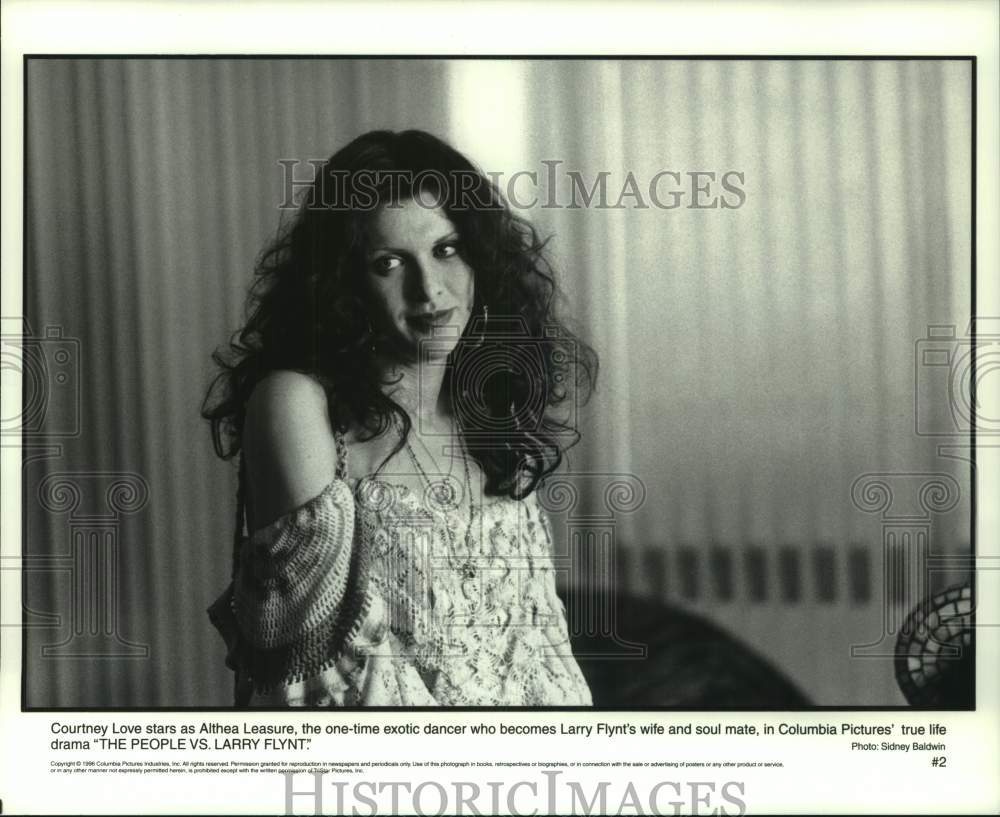 1996 Press Photo "The People vs. Larry Flynt" Movie Scene with Courtney Love- Historic Images