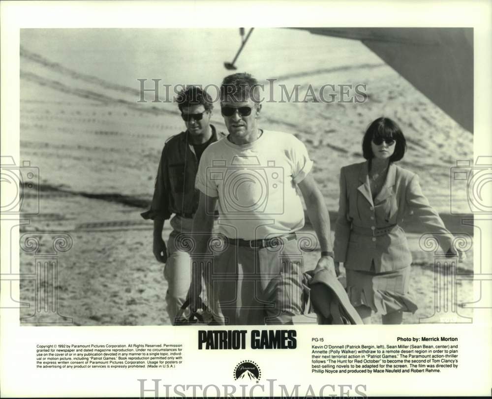 1992 Press Photo &quot;Patriot Games&quot; Movie Scene - hcp12959- Historic Images