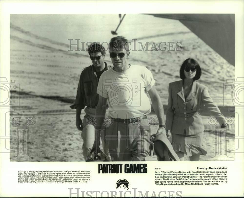 1992 Press Photo "Patriot Games" Movie Scene - hcp12959- Historic Images