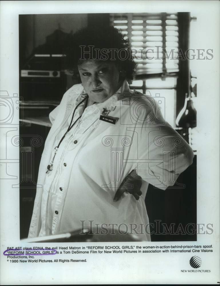 1986 Press Photo "Reform School Girls" Movie Scene Starring Pat Ast - hcp13013- Historic Images