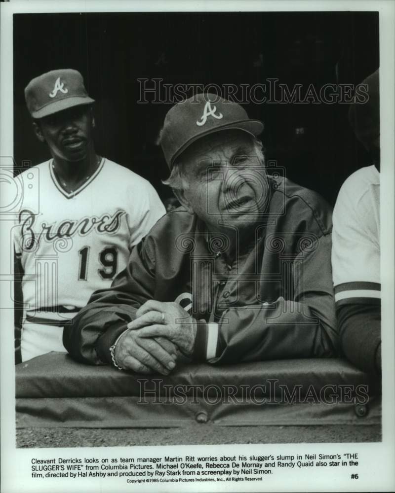 1985 Press Photo Actor Cleavant Derricks in &quot;The Slugger&#39;s Wife&quot; Movie- Historic Images