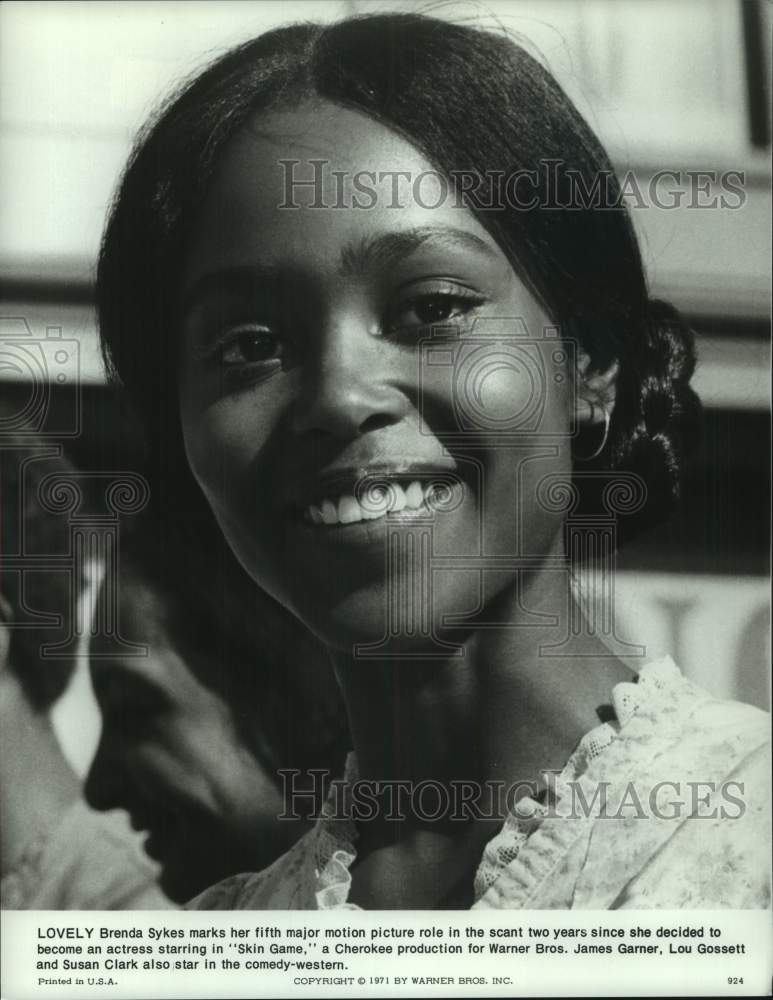 1971 Press Photo Brenda Sykes in &quot;Skin Game&quot; Movie - hcp13164- Historic Images