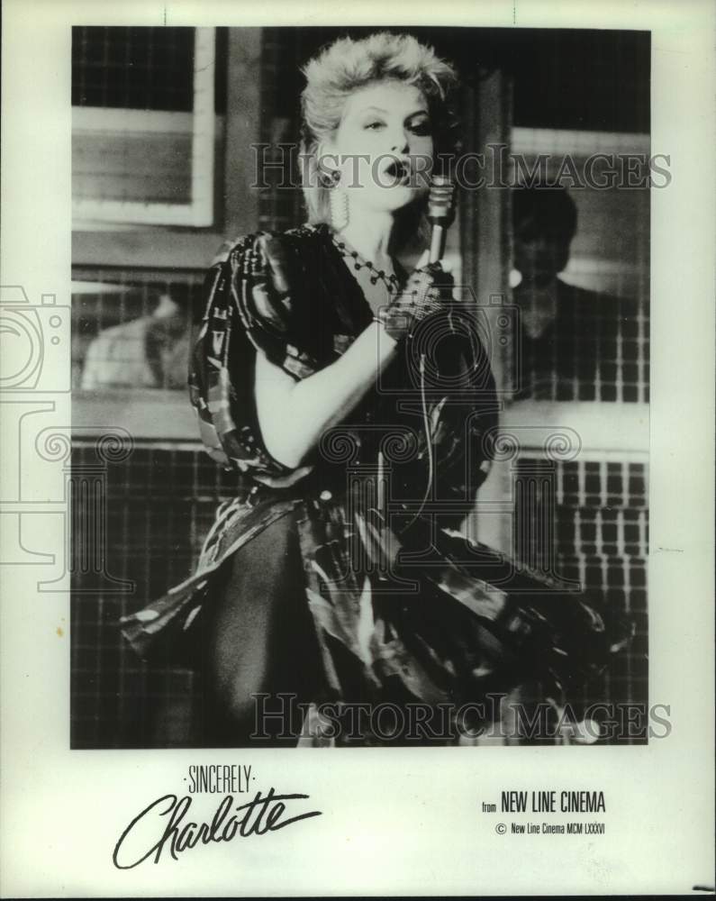 1986 Press Photo Isabelle Huppert in Sincerely Charlotte from New Line Cinema- Historic Images