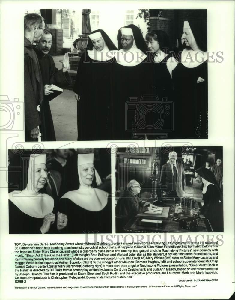 Press Photo Scenes from Touchstone&#39;s &quot;Sister Act 2: Back in the Habit&quot; - Historic Images