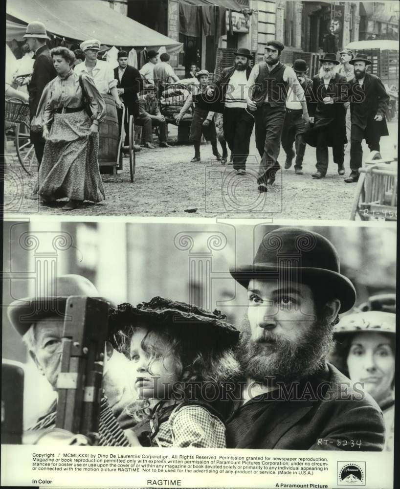 1981 Press Photo Stills from the movie &quot;Ragtime&quot; - hcp13310- Historic Images