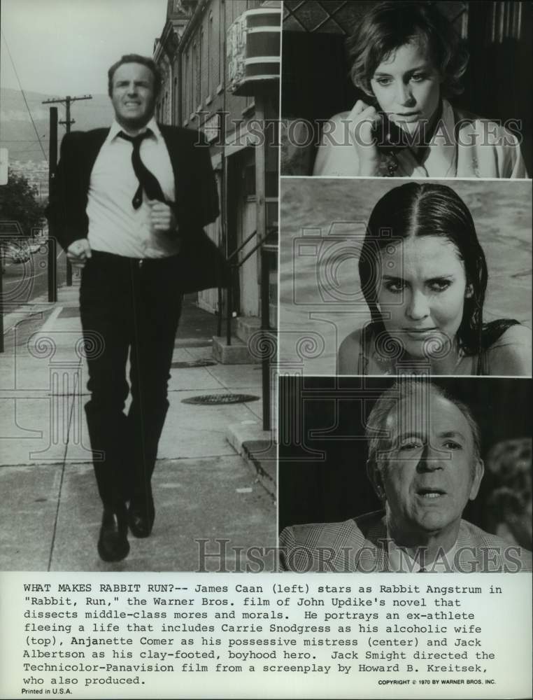 1970 Press Photo Cast of &quot;Rabbit, Run&quot; - Historic Images