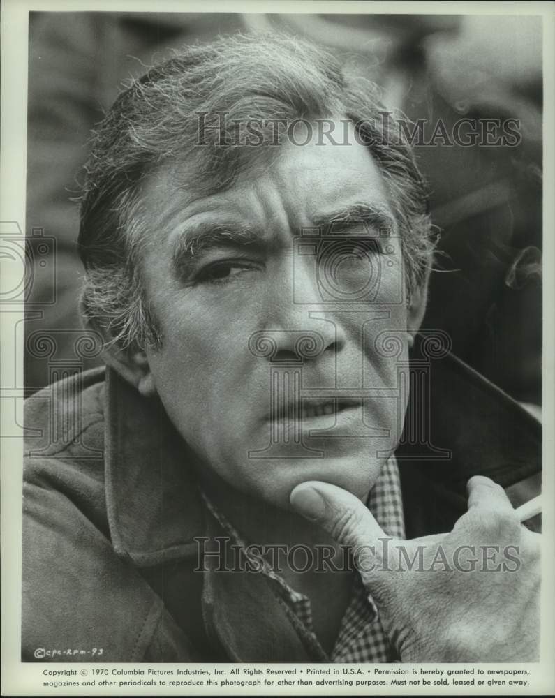 1970 Press Photo Anthony Quinn portrays Professor Paco Perez - Historic Images