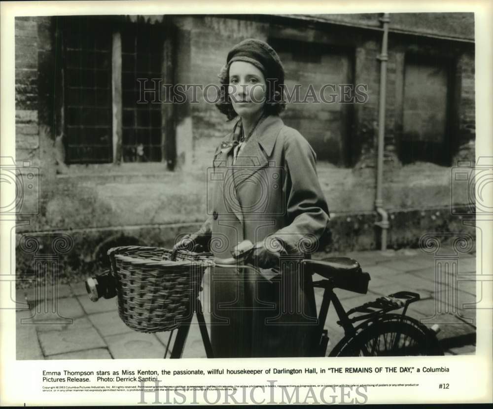 1993 Press Photo Emma Thompson in a scene from "The Remains of the Day" - Historic Images