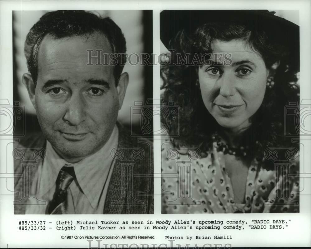 1987 Michael Tucker, Julie Kavner Star in Woody Allen's "Radio Days" - Historic Images