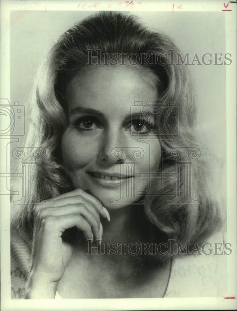 1973 Press Photo Actress Sharon Acker - Historic Images