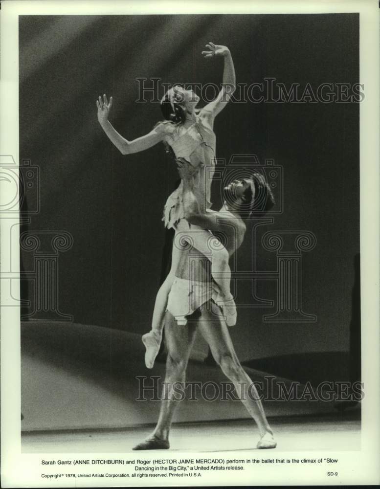 1978 Anne Ditchburn and Hector Jaime Mercado perform in movie - Historic Images