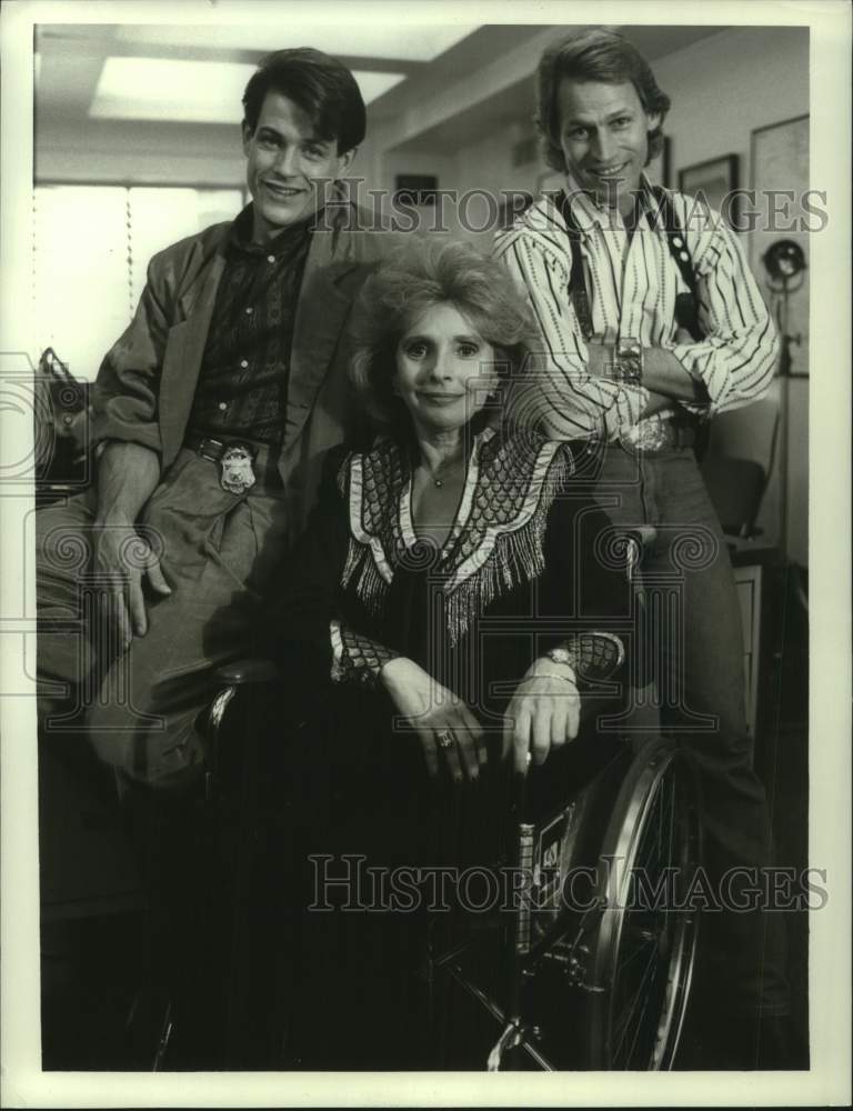 1987 Michael Pare, Michael Beck, Madlyn Rhue - "Houston Knights" - Historic Images