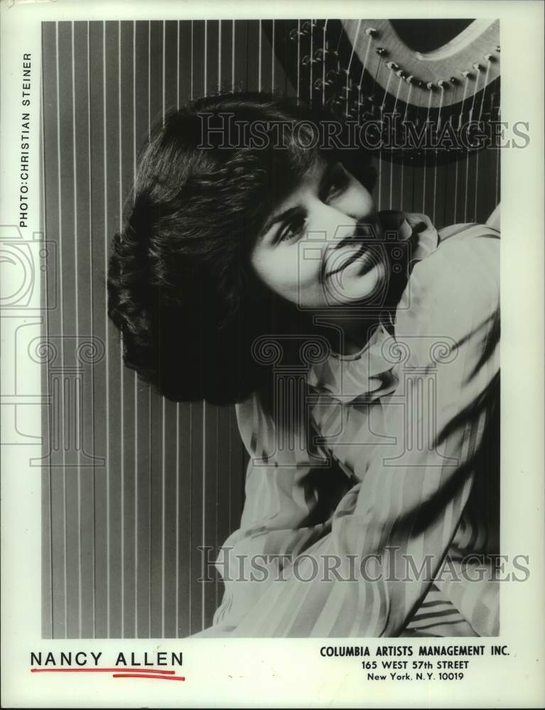 1989 Press Photo Musician Nancy Allen - Historic Images