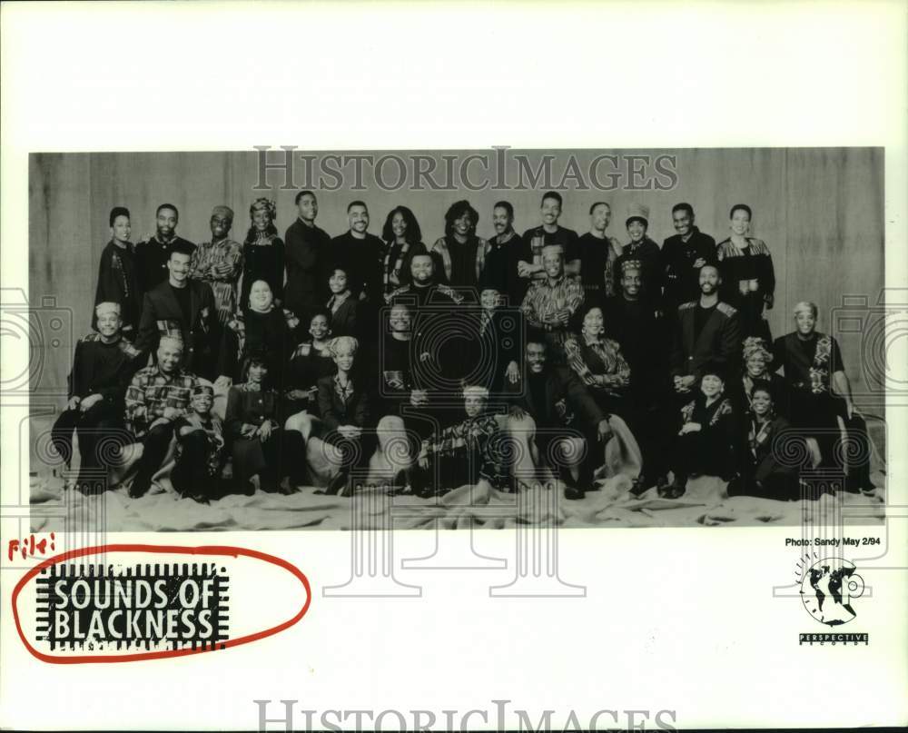 1994 Press Photo  Musical group "Sounds of Blackness" - Historic Images