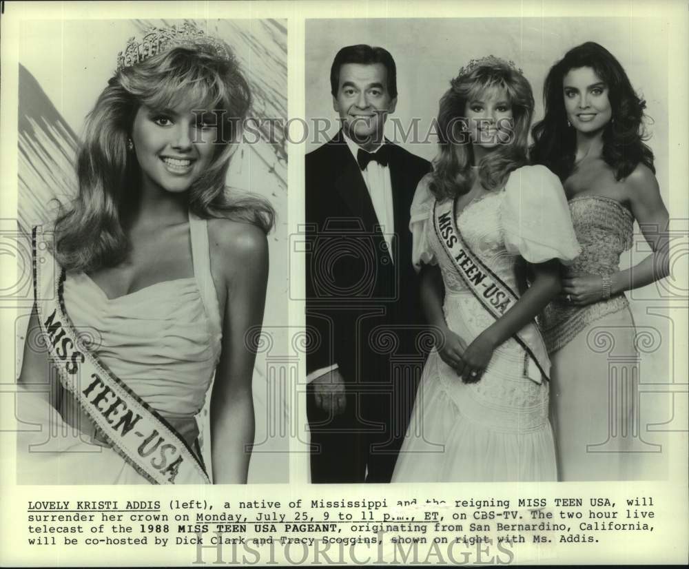 1988 Kristi Addis, winner of the Miss Teen USA pageant - Historic Images