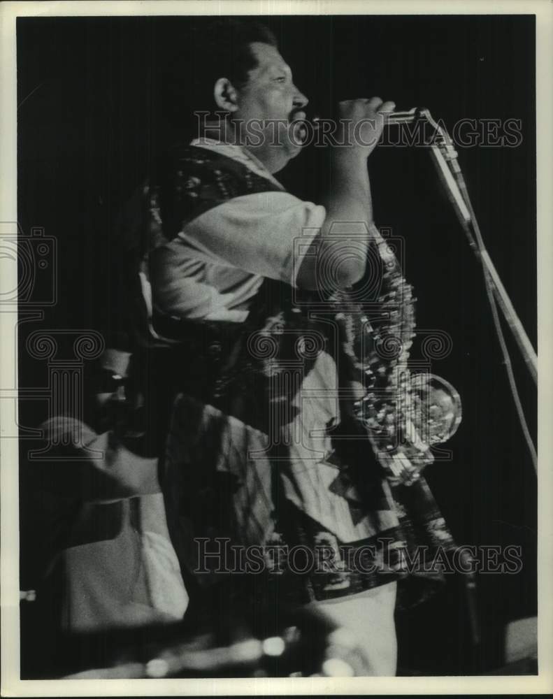 1972 Press Photo Musician Nat "Cannonball" Adderley - Historic Images