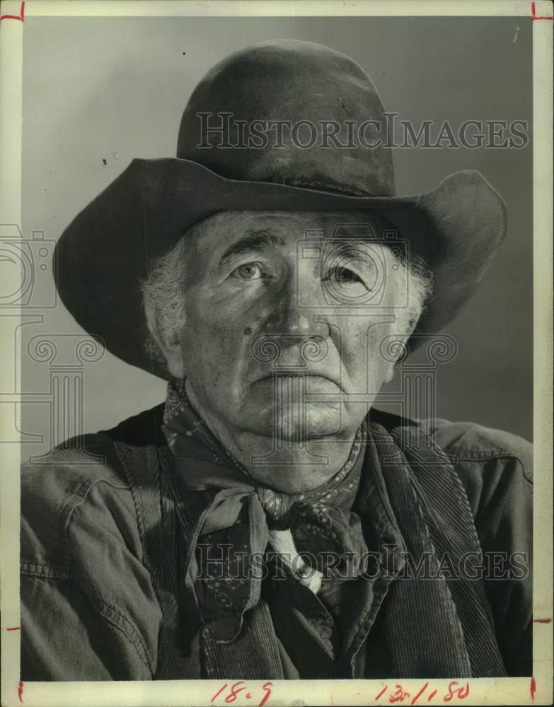 1967 Press Photo Walter Brennan of &quot;Guns of Will Sonnett&quot;. - Historic Images