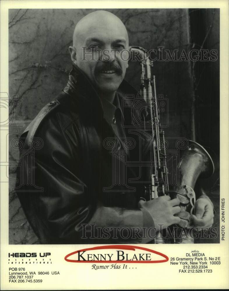 1992 Press Photo Musician Kenny Black "Rumor Has it..." - Historic Images