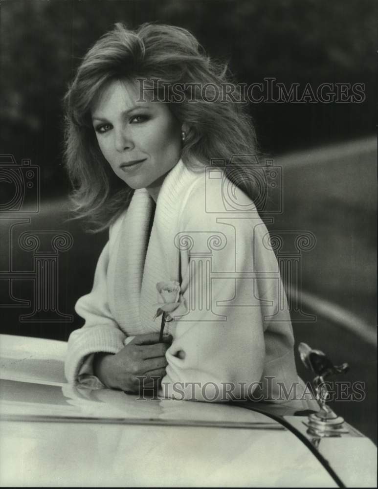 1987 Press Photo Lisa Hartman as Autumn in &quot;Roses Are For The Rich&quot; mini-series - Historic Images