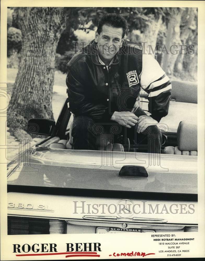 1991 Press Photo Roger Behr, Comedian - Historic Images