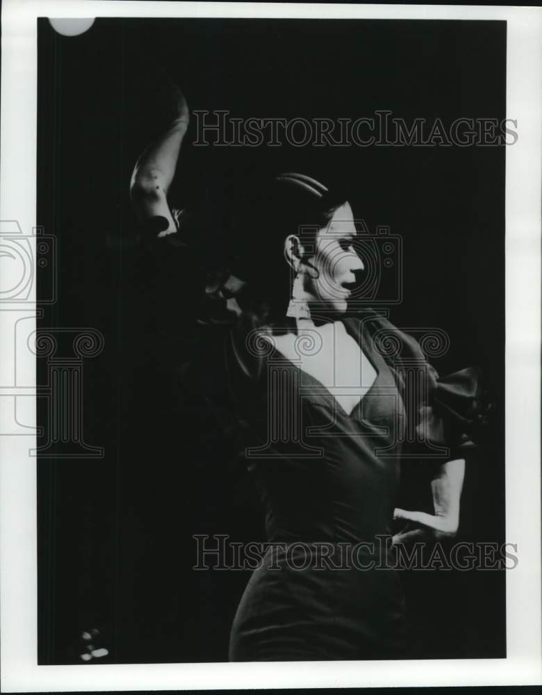 1987 Press Photo Maria Benitez of Maria Benitez Dance Company - Historic Images