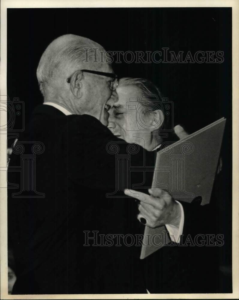 1969 Press Photo Conductor Sir John Barbirolli - Historic Images