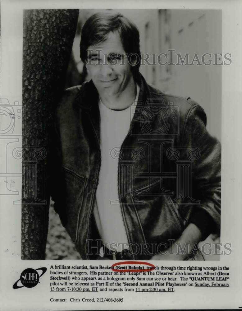 1994 Scott Bakula plays Sam Beckett in "Quantum Leap". - Historic Images