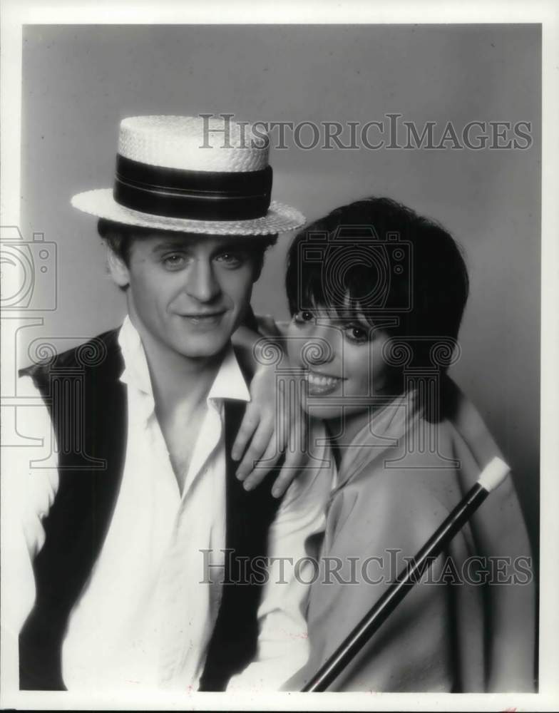 1986 Press Photo Dancers Mikhail Baryshnikov and Liza Minelli. - Historic Images