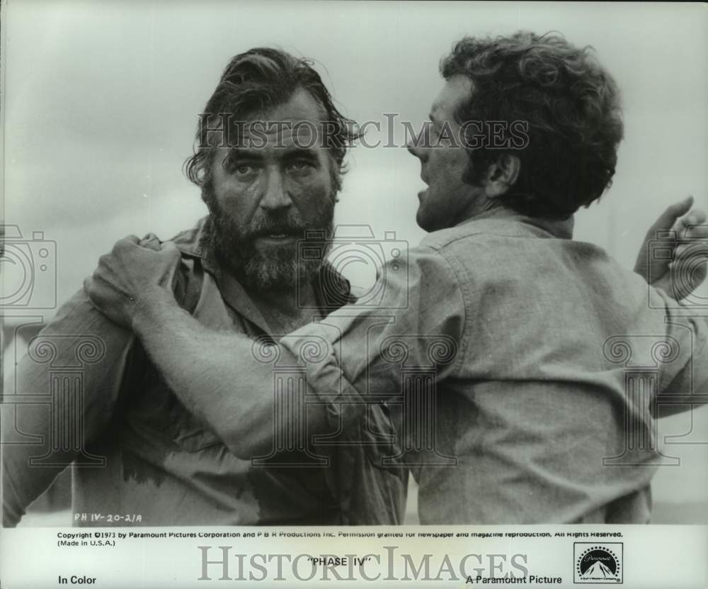 1973 Press Photo &quot;Phase IV&quot; movie actors, cast - Historic Images