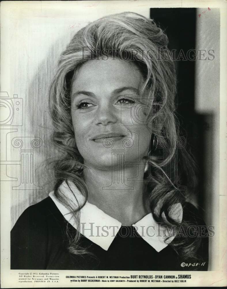 1972 Press Photo Dyan Cannon stars in the movie &quot;Shamus&quot; - Historic Images