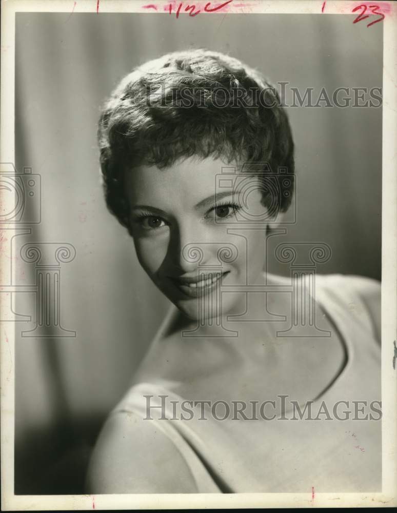 1957 Press Photo Jeannie Carson, Television Actress - Historic Images