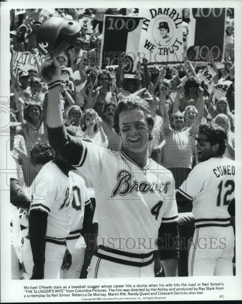 1985 Press Photo Actor Michael O&#39;Keefe in &quot;The Slugger&#39;s Wife&quot; Movie - Historic Images