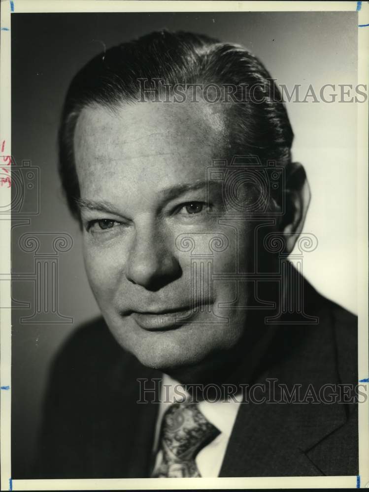 1980 Press Photo David Brinkley, anchor of &quot;NBC Magazine with David Brinkley&quot; - Historic Images