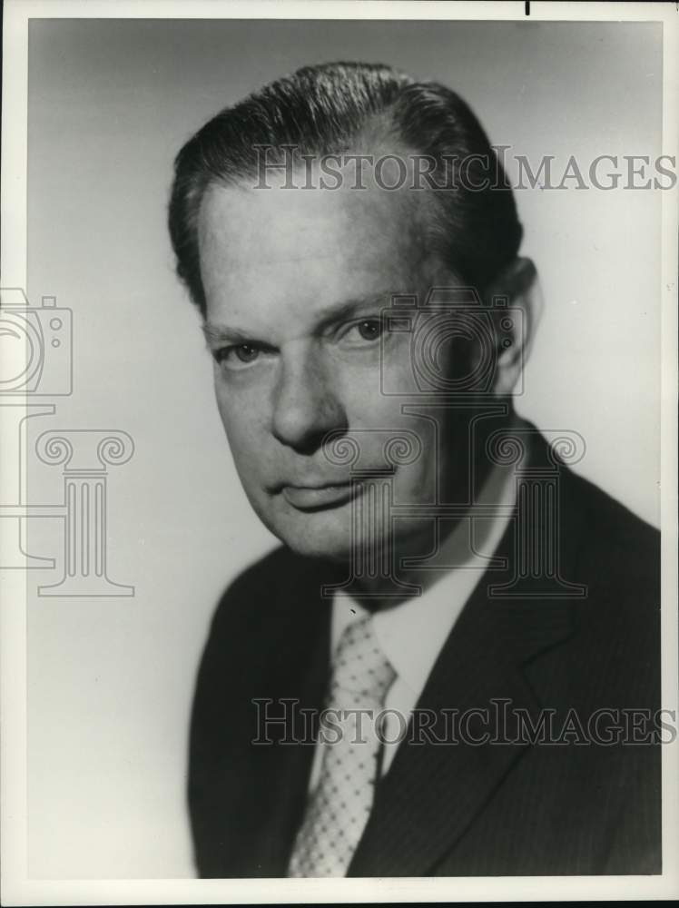 Press Photo NBC news anchor David Brinkley - Historic Images