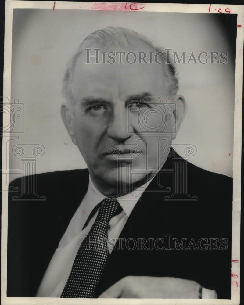 1958 Press Photo Actor Ed Begley to star in &quot;Middle of the Night&quot; - Historic Images